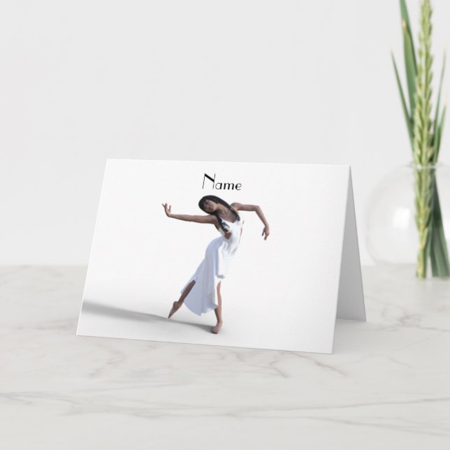 Cartão Thunder_Cove do Dançarino Branco (Frente)