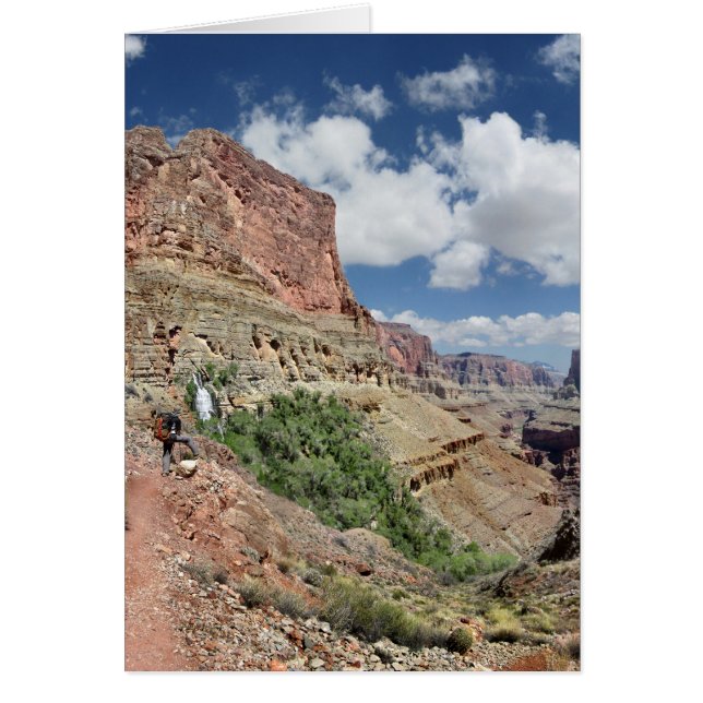 Cartão Thunder River Falls - Grand Canyon - Arizona (Frente)