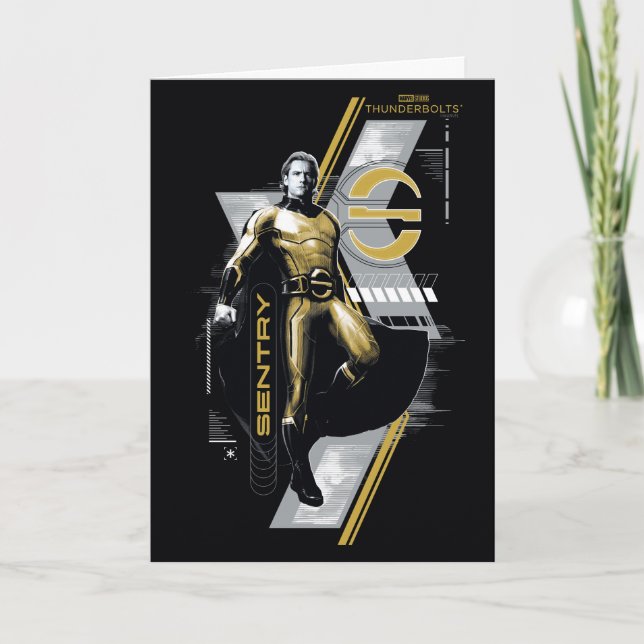 Cartão Thunderbolts* | Gráfico do Personagem Sentry (Frente)