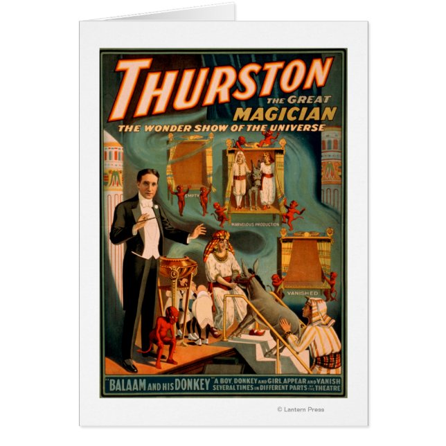 Cartão Thurston - Demons & Donkey Vanish Trick Magic (Frente)