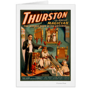 Cartão Thurston - os demónios & o asno desaparecem a