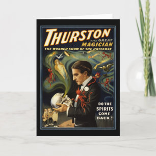 Cartão Thurston the great magician 2