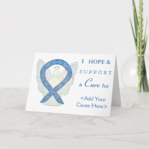 Cartão Thyroid Paisley Awareness Ribbon Art Greeting Card