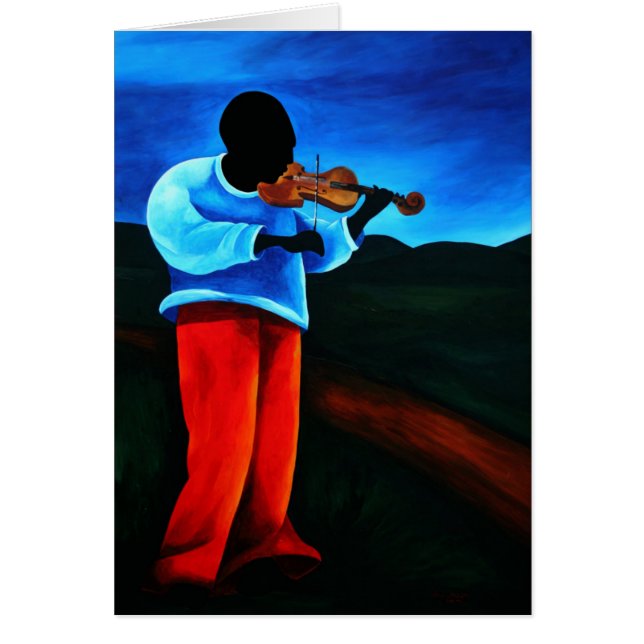 Cartão Ti-Jean le violoniste 2008 (Frente)
