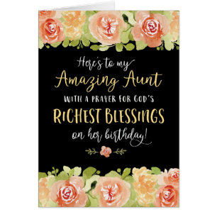 Cartão Tia Birthday, aqui está minha tia incrível