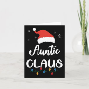 Cartão Tia Claus Engraçada Papais noeis Familiares de Nat