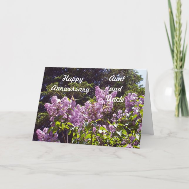 Cartão Tia e Tio Aniversário (Frente)