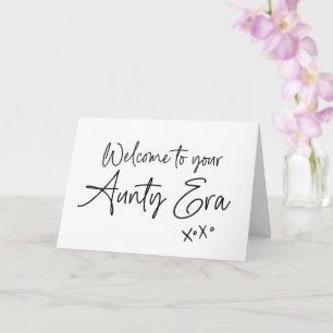 Cartão Tia Era Gravidez Bebê Revela Irmã e Amigos