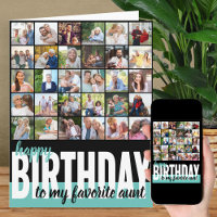 Tia Foto Colagem 31 Foto Feliz Aniversário