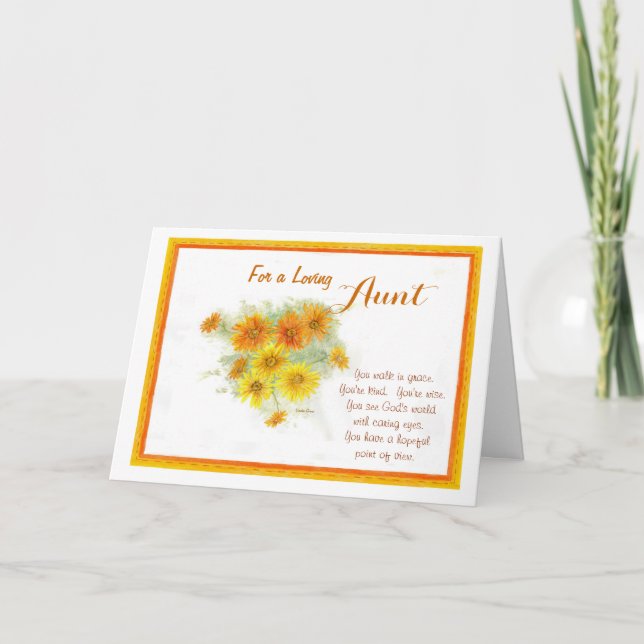 Cartão Tia Loving dia das mães (Frente)