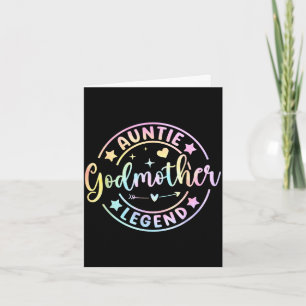 Cartão Tia madrinha lenda retro godmama dia das mães