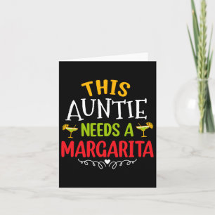 Cartão Tia Margarita Cinco De Mayo Sombrero Aunties Fu