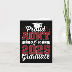 Cartão Tia Orgulhosa De Um Formando 2025 Cl De Graduação