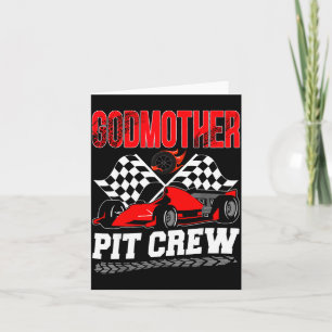 Cartão Tia Padrinho T Crew Corrida Família Carro De Corri
