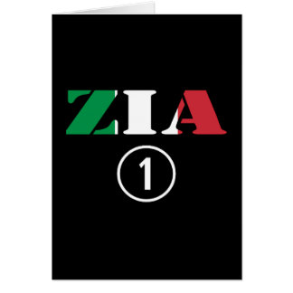 Cartão Tias italianas: Zia Numero Uno