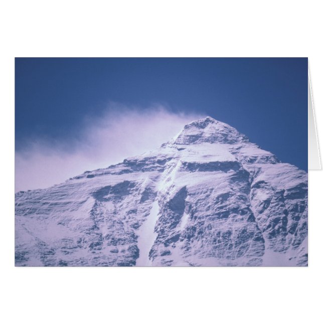 Cartão Tibete. Mt. Everest (Frente Horizontal)
