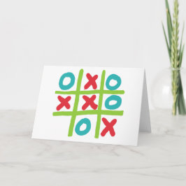 Cartão Tic-tac-toe