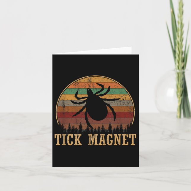 Cartão Tick Magnet, Acampamento Tick Magnet _1 (Frente)