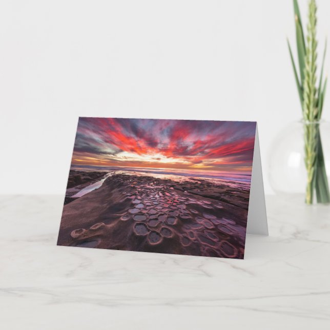 Cartão Tide Piscina em La Jolla, CA (Frente)