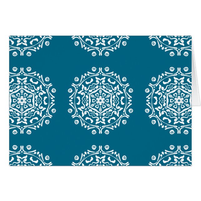 Cartão Tidepool Mandala (Frente Horizontal)