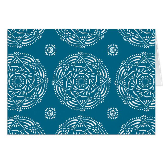 Cartão Tidepool Mandala (Frente Horizontal)
