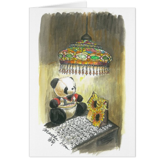 Cartão Tiffany brilha (Frente)