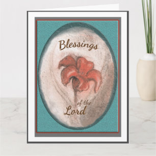 Cartão Tiger Lilly Blessing