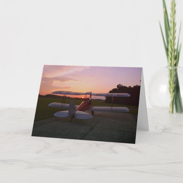 Cartão Tiger Moth (Frente)