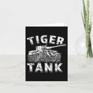 Cartão Tiger Tank Histórica Guerra Mundial 2 Ww2 Panze Al