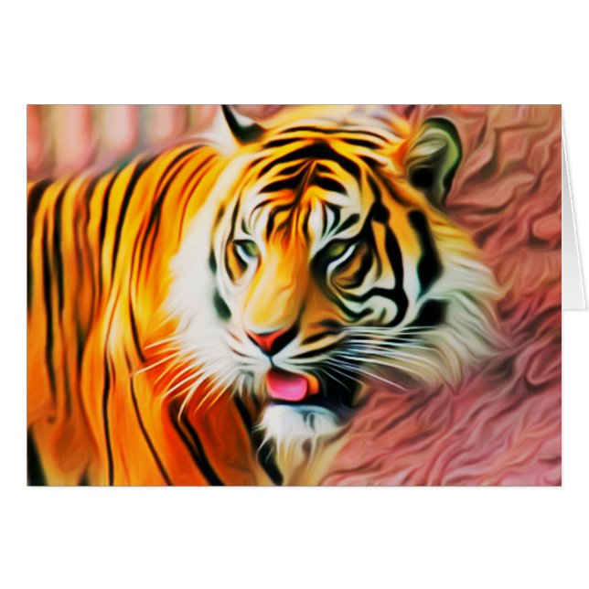 Cartão Tigre (Frente Horizontal)