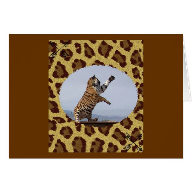 Cartão Tigre (Frente Horizontal)