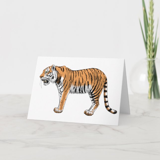 Cartão Tigre (Frente)