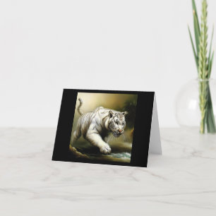 Cartão Tigre Branco Chinês (17)