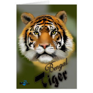 Cartão Tigre de Bengal