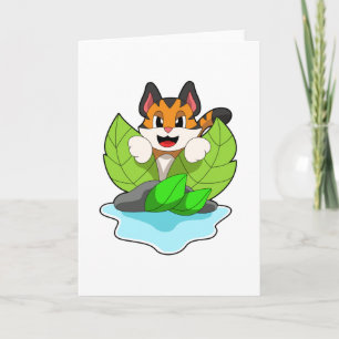 Cartão Tigre na Caça