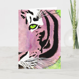 Cartão Tigre violeta Notecards