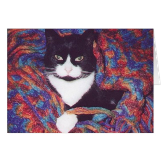 Cartão "Tiki no afegão de Doug" (Frente horizontal)