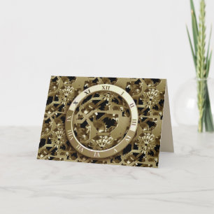 Cartão time piece greeting card