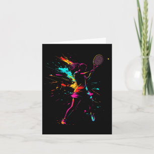 Cartão Tinta De Jogo Da Corte Netll Esplash Dminton Playe