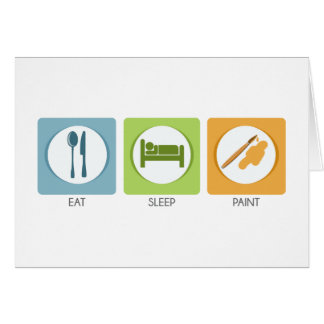 Cartão Tinta do sono