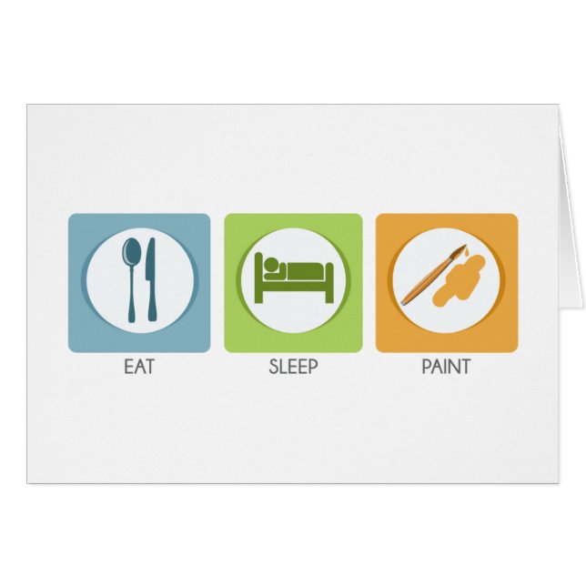 Cartão Tinta do sono (Frente Horizontal)