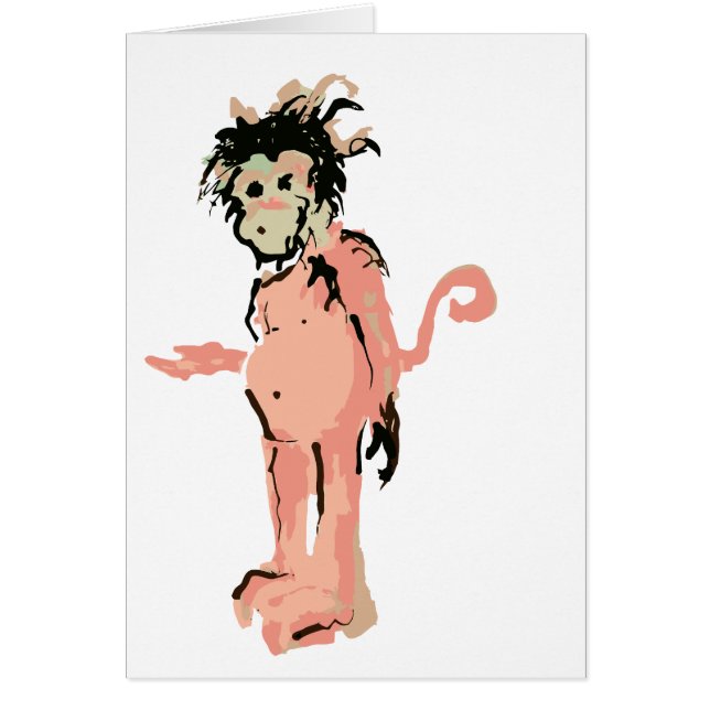 Cartão tinta macaca (Frente)