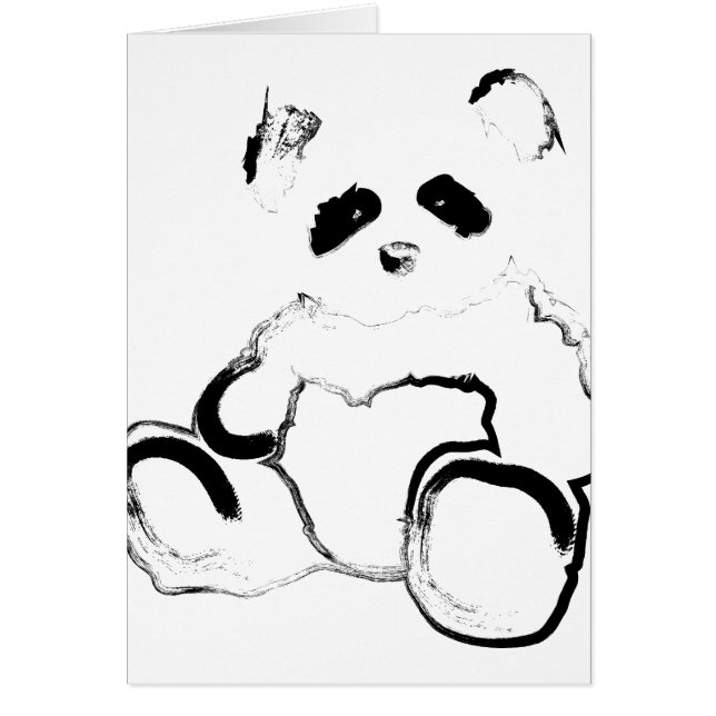 Cartão tinta panda (Frente)