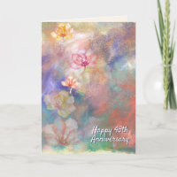 Tintas e flores do Abstrato de 45 anos
