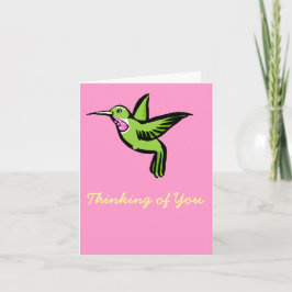 Cartão Tiny Hummingbird