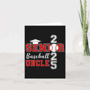 Cartão Tio Baseball Mais velho 2025 Cl De Graduação F 202
