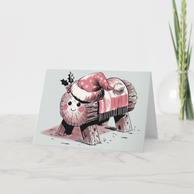 Cartão Tió de Nadal (Frente)