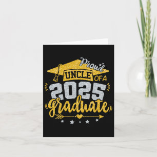 Cartão Tio Mais velho 2025 Tio Orgulhoso De Um Cl De Form