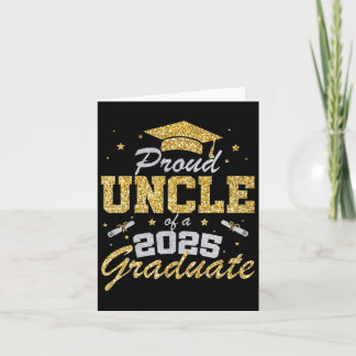 Cartão Tio Orgulhoso De Um Graduado Em 2025 Senior Cl De 