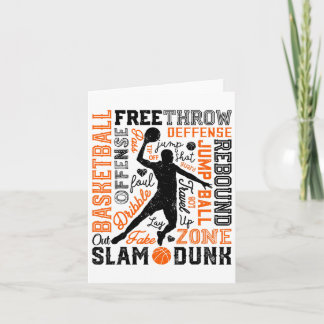 Cartão Típica de Slam Dunk do Sketplayer do Word Art Vint